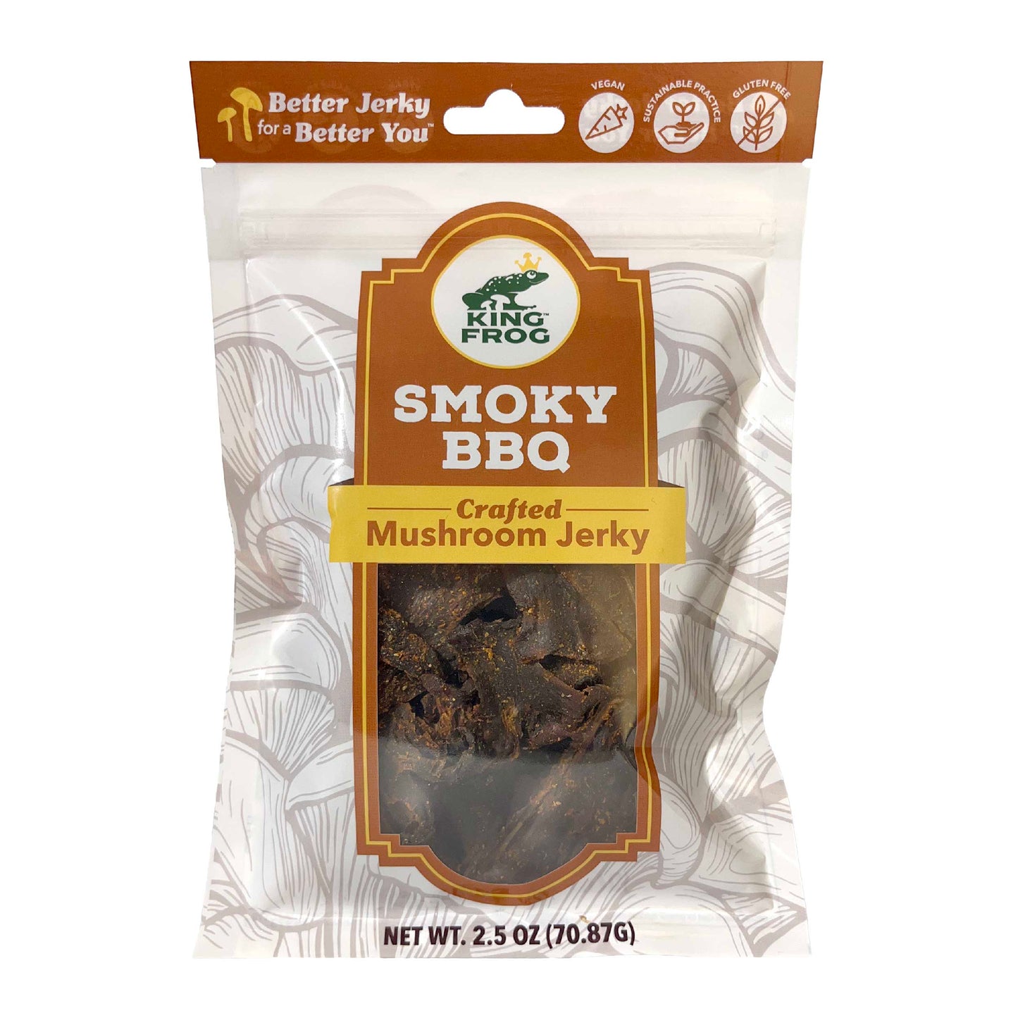 Smoky BBQ - Mushroom Jerky Single Pack
