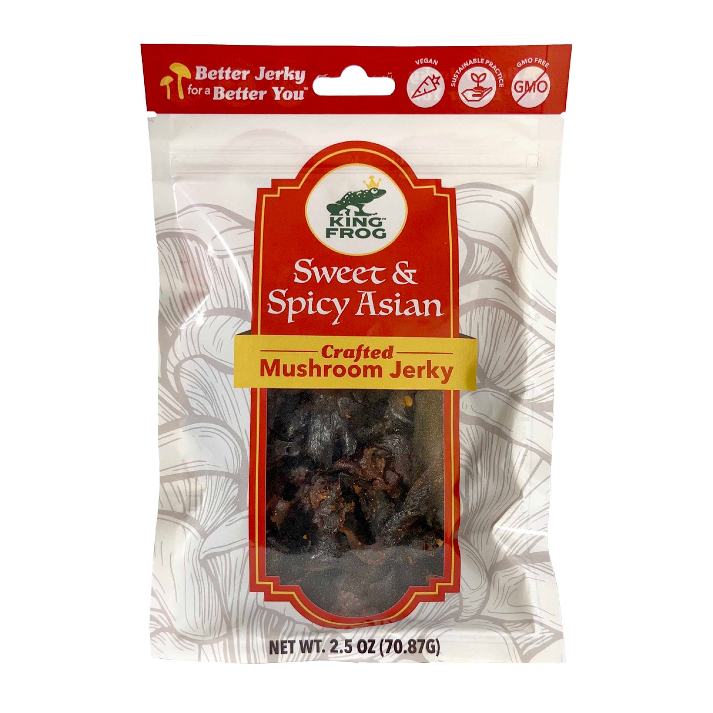 Sweet & Spicy Asian - Mushroom Jerky